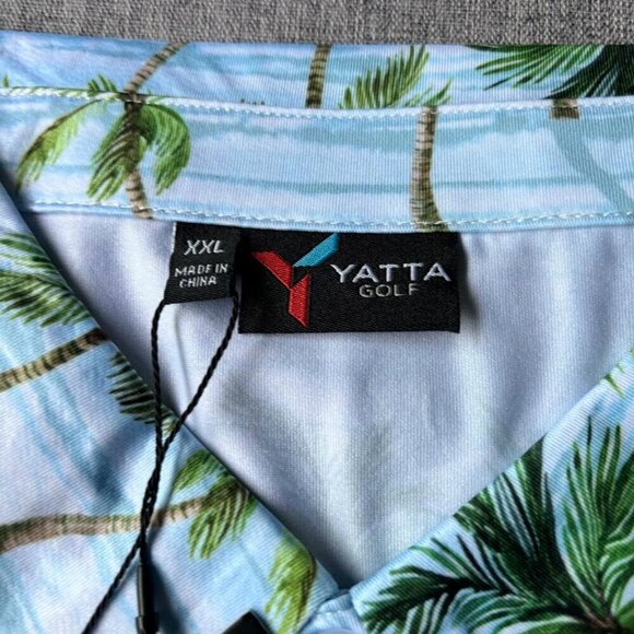 YATTA GOLF - Men's Golf Shirt Moisture Wicking Quick-Dry Short Sleeve - Picture 5 of 9